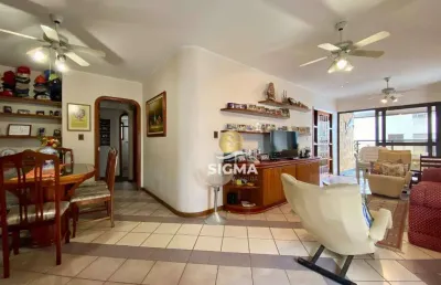 Apartamento com 3 quartos sendo 1 suíte à venda, 140 m² por r$ 735.000 - pitangueiras - guarujá/sp.