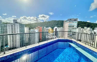 Cobertura com 3 suítes à venda, 280 m² por r$ 1.200.000 - pitangueiras - guarujá/sp.