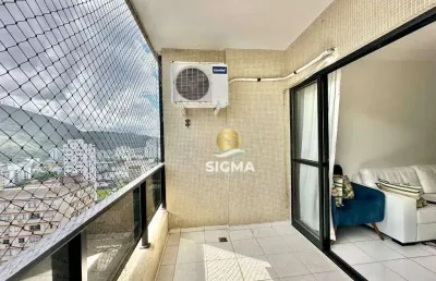Apartamento com 2 quartos sendo 1 suíte à venda, 90 m² por r$ 530.000 - pitangueiras - guarujá/sp.