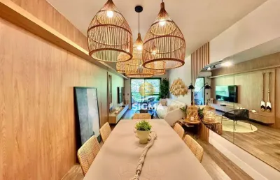 Apartamento com 3 dormitórios à venda, 100 m² por r$ 780.000,00 - pitangueiras - guarujá/sp