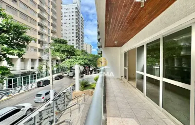 Apartamento com 3 dormitórios, 140 m² - venda por r$ 550.000,00 ou aluguel por r$ 7.545,00/mês - praia das pitangueiras - guarujá/sp
