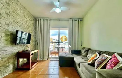 Apartamento com 2 dormitórios à venda, 75 m² por r$ 310.000,00 - enseada - guarujá/sp