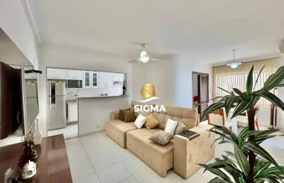 Apartamento com 3 dormitórios à venda, 95 m² por r$ 605.000,00 - pitangueiras - guarujá/sp