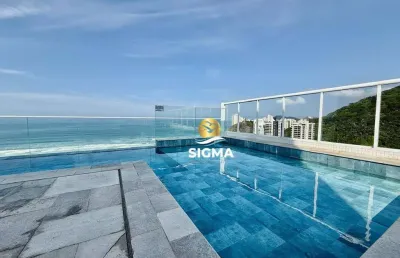 Predio novo - apartamento com 2 dormitórios sendo 1 suíte à venda, 57 m²  praia enseada - guarujá/sp.