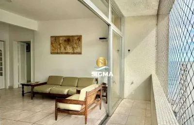 Apartamento com 2 dormitórios à venda, 103 m² por r$ 700.000 - pitangueiras - guarujá/sp.