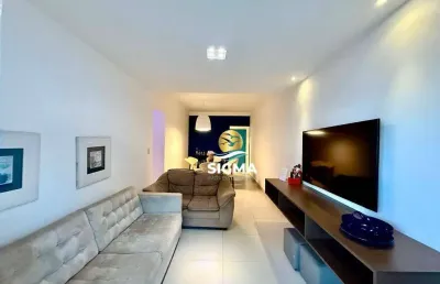 Apartamento com 2 dormitórios à venda, 62 m² por r$ 450.000,00 - jardim astúrias - guarujá/sp