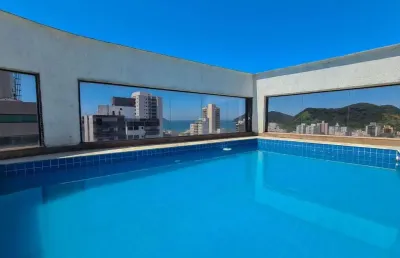 Cobertura com 3 dormitórios sendo 1 suíte  à venda, 236 m² por r$ 1.400.000 - jardim astúrias - guarujá/sp