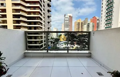 Apartamento com 3 quartos sendo 1 suíte à venda, 115 m² por r$ 610.000 - pitangueiras - guarujá/sp.