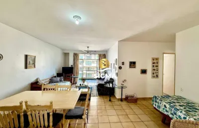 Apartamento com 3 dormitórios sendo 1 suíte à venda, 115 m² por r$ 630.000 - pitangueiras - guarujá/sp.
