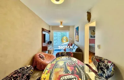 Apartamento com 2 dormitórios à venda, 80 m² por r$ 440.000 - pitangueiras - guarujá/sp.