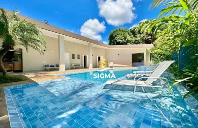Casa com 7 suítes à venda, 460 m² por r$ 4.800.000 - jardim acapulco - guarujá/sp.