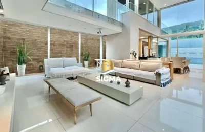 Casa alto padrão om   4 suítes à venda, 458 m² por r$ 3.500.000 - jardim guaiuba - guarujá/sp