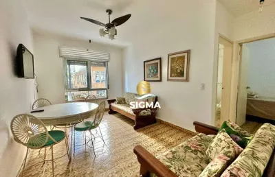 Apartamento com 2 dormitórios à venda, 66 m² por r$ 373.000,00 - pitangueiras - guarujá/sp