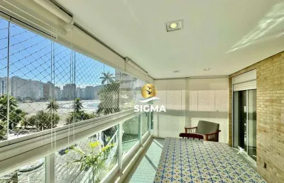 Apartamento com 3 suítes  à venda, 120 m² por r$ 1.300.000 - jardim astúrias - guarujá/sp