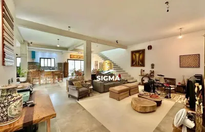 Casa com 3 suítes à venda, 236 m² por r$ 1.650.000 - balneário praia do pernambuco - guarujá/sp.