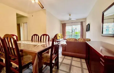 Apartamento com 3 dormitórios à venda, 76 m² por r$ 320.000,00 - enseada - guarujá/sp