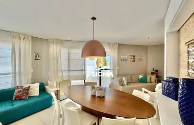 Cobertura com 3 dormitórios sendo 1 suíte  à venda, 180 m² por r$ 1.300.000 - praia das pitangueiras - guarujá/sp.