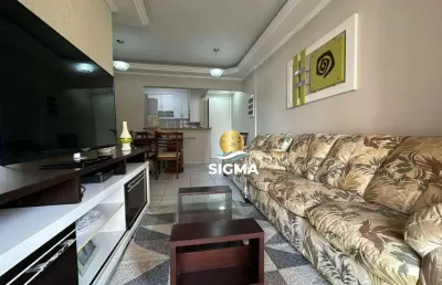 Apartamento com 3 dormitórios sendo 1 suíte à venda, 90 m² por r$ 680.000 - pitangueiras - guarujá/sp.