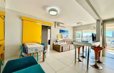 Apartamento com 3 dormitórios à venda, 118 m² por r$ 1.500.000,00 - pitangueiras - guarujá/sp