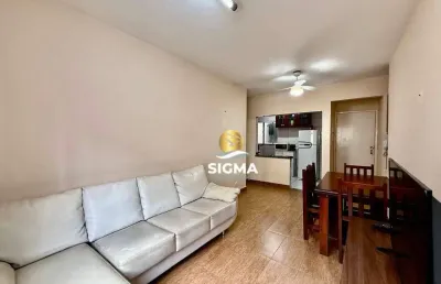 Apartamento com 1 dormitório à venda, 53 m² por r$ 250.000,00 - enseada - guarujá/sp