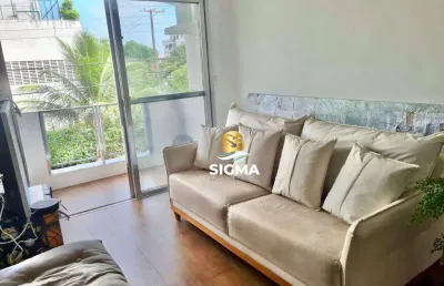 Apartamento com 1 dormitório à venda, 45 m² por r$ 330.000 - jardim astúrias - guarujá/sp.