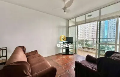 Apartamento com 2 dormitórios à venda, 90 m² por r$ 430.000,00 - praia das pitangueiras - guarujá/sp