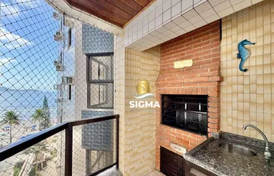 Apartamento com 4 dormitórios sendo 1 suíte  à venda, 126 m² por r$ 1.300.000 - jardim astúrias - guarujá/sp