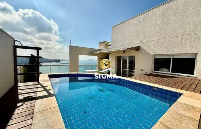 Cobertura com 3 quartos sendo 1 suíte à venda, 196 m² por r$ 2.500.000 - jardim astúrias - guarujá/sp.