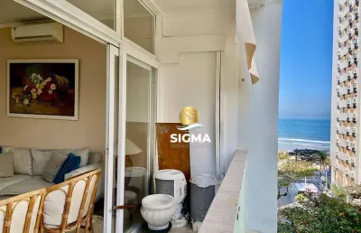 Apartamento com 2 dormitórios à venda, 103 m² por r$ 690.000 - pitangueiras - guarujá/sp.