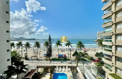 Apartamento com 3 dormitórios sendo 1 suíte  à venda, 136 m² por r$ 1.500.000 - jardim astúrias - guarujá/sp.