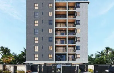 Loft com 2 quartos à venda na Rua Capitão Eumenes Gonçalves Martins, Intermares, Cabedelo