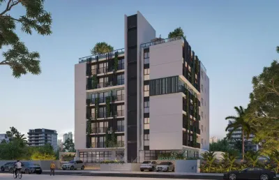 Flat com 1 quarto à venda na Rua Laurindo T. de Souza, Funcionários, João Pessoa