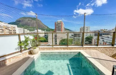 Cobertura de luxo no jardim botânico rj – 234m², 4 suítes, piscina privativa e varanda gourmet envidraçada