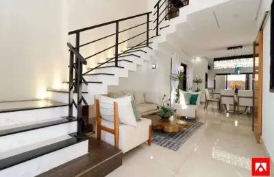 Casa à venda no residencial mac knight em santa bárbara d'oeste com 3 quartos (3 suítes) e 4 vagas de garagem