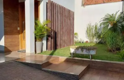 Sobrado à venda no bairro dona margarida, santa bárbara d'oeste com 3 suítes e garagem para 4 carros.