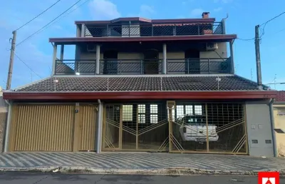 Casa de 04 quartos (1 suíte) com salão comercial no parque novo mundo, americana.