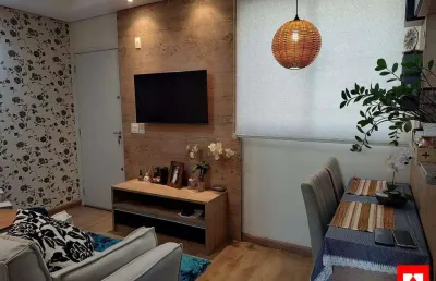 Apartamento à venda no condomínio residencial parque asteca em americana com 2 quartos e 1 vaga de garagem