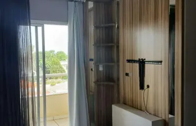 Apartamento à venda no residencial paraíso em americana com 2 quartos (1 suíte) e 2 vagas de garagem