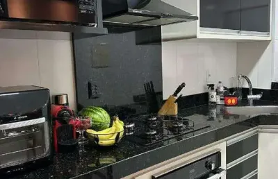 Apartamento à venda no condomínio villa di lucca em americana com 2 quartos (1 suíte) e 2 vagas de garagem