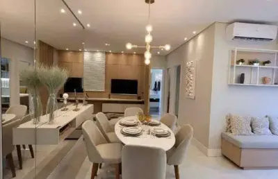 Apartamento à venda no inlife residence em santa bárbara d'oeste com 3 quartos (1 suíte) e 2 vagas de garagem