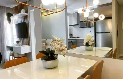 Apartamento à venda no residencial la luna em santa bárbara d'oeste com 2 quartos e 2 vagas de garagem
