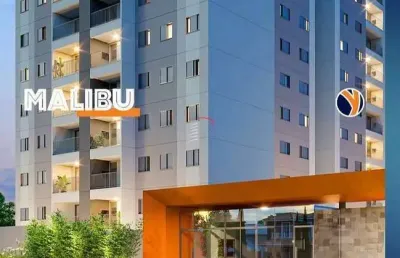 Ed. malibu - *direitos* + saldo devedor - apartamento a venda com 2 dormitórios (1 suíte), 1 vaga -