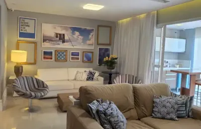 Apartamento no ike 3 suítes + home office, mobiliado, vila anaiti  imbui