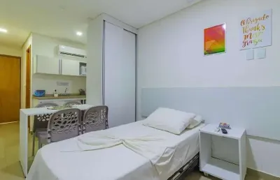 Apartamento para venda possui 38 metros quadrados com 1 quarto em porto de galinhas - ipojuca - pe