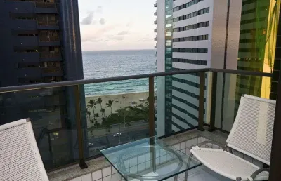 Apartamento no pina | 126m² | 4 quartos | varanda com vista mar | 40m da praia | 2 vagas.