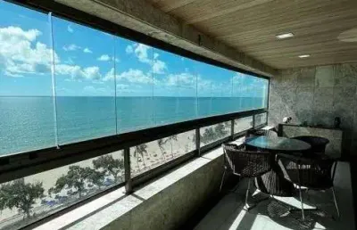 Um verdadeiro ícone na avenida boa viagem. 223m2. 3 suítes, 1 master. lazer completo!!
