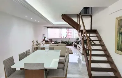 Duplex para venda tem 300 metros quadrados com 4 quartos em boa viagem - recife - pe