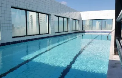 Apartamento em boa viagem andar alto com vista para mar (2 vagas de garagem)