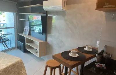 Flat mobiliado para locação no rosarinho — com varanda gourmet e estrutura completa!