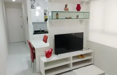 Maravilhoso flat mobiliado de 32m² para aluguel em boa viagem